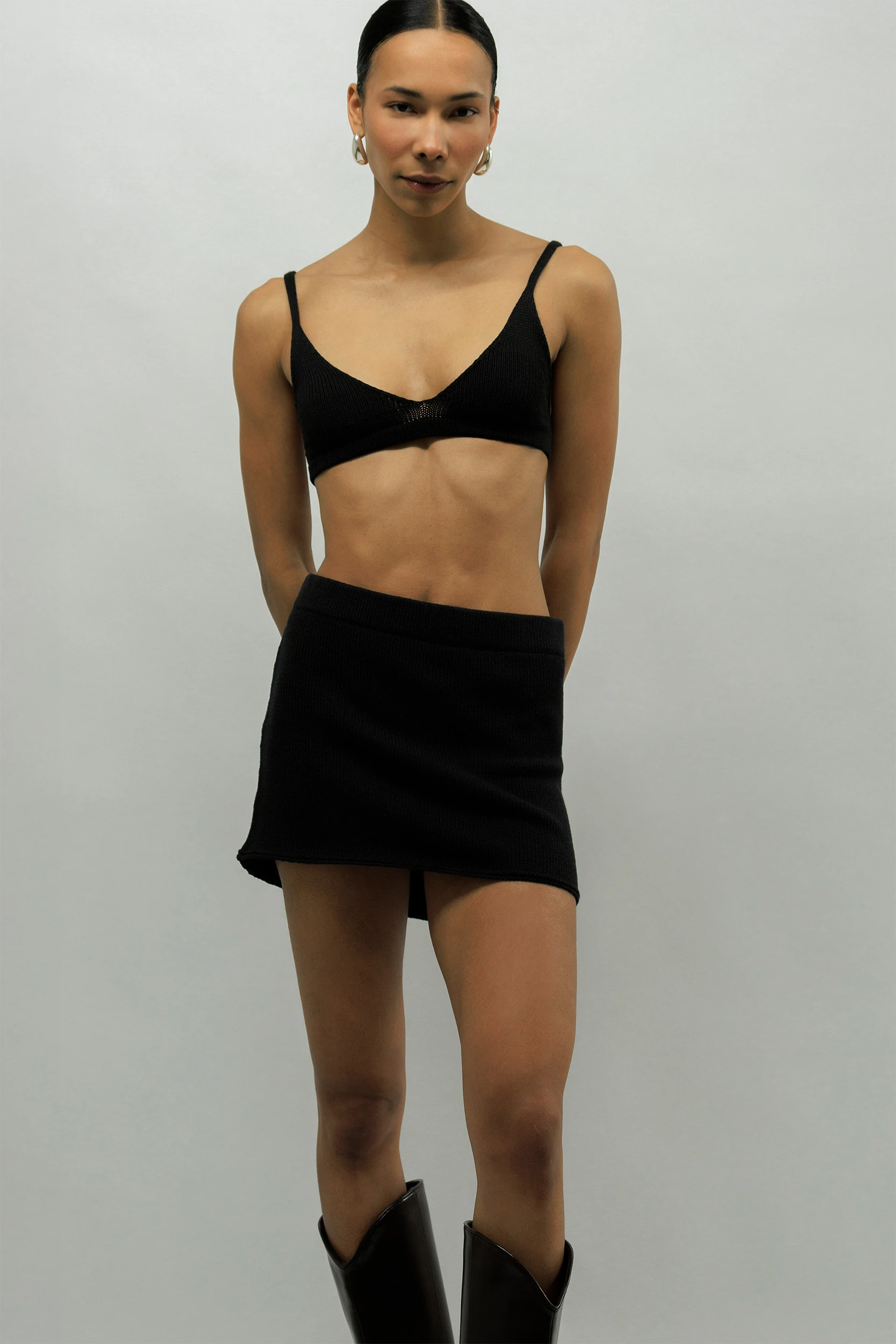 Skirt Sirène Mini / Coal / 2