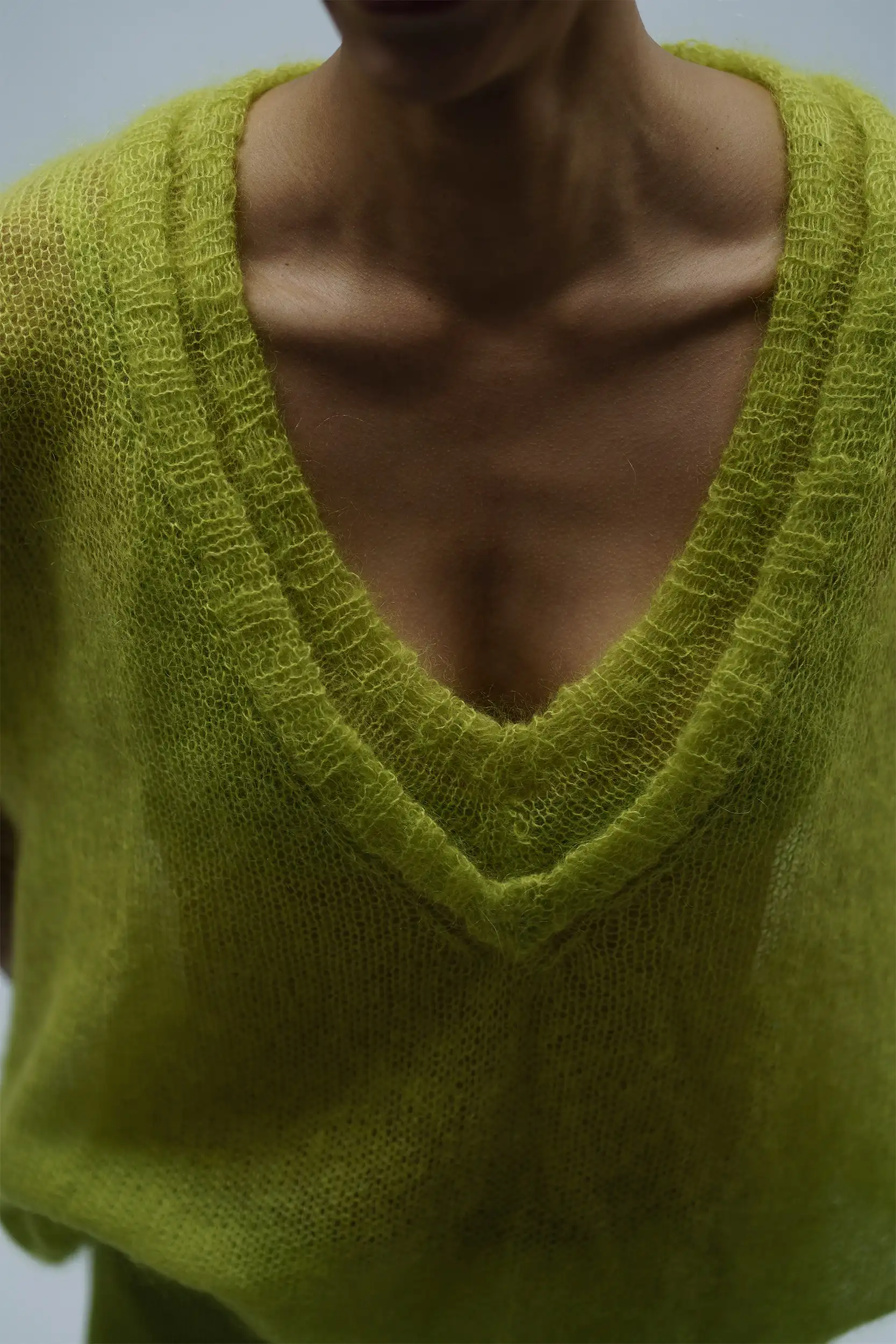 Double V-Neck Vest