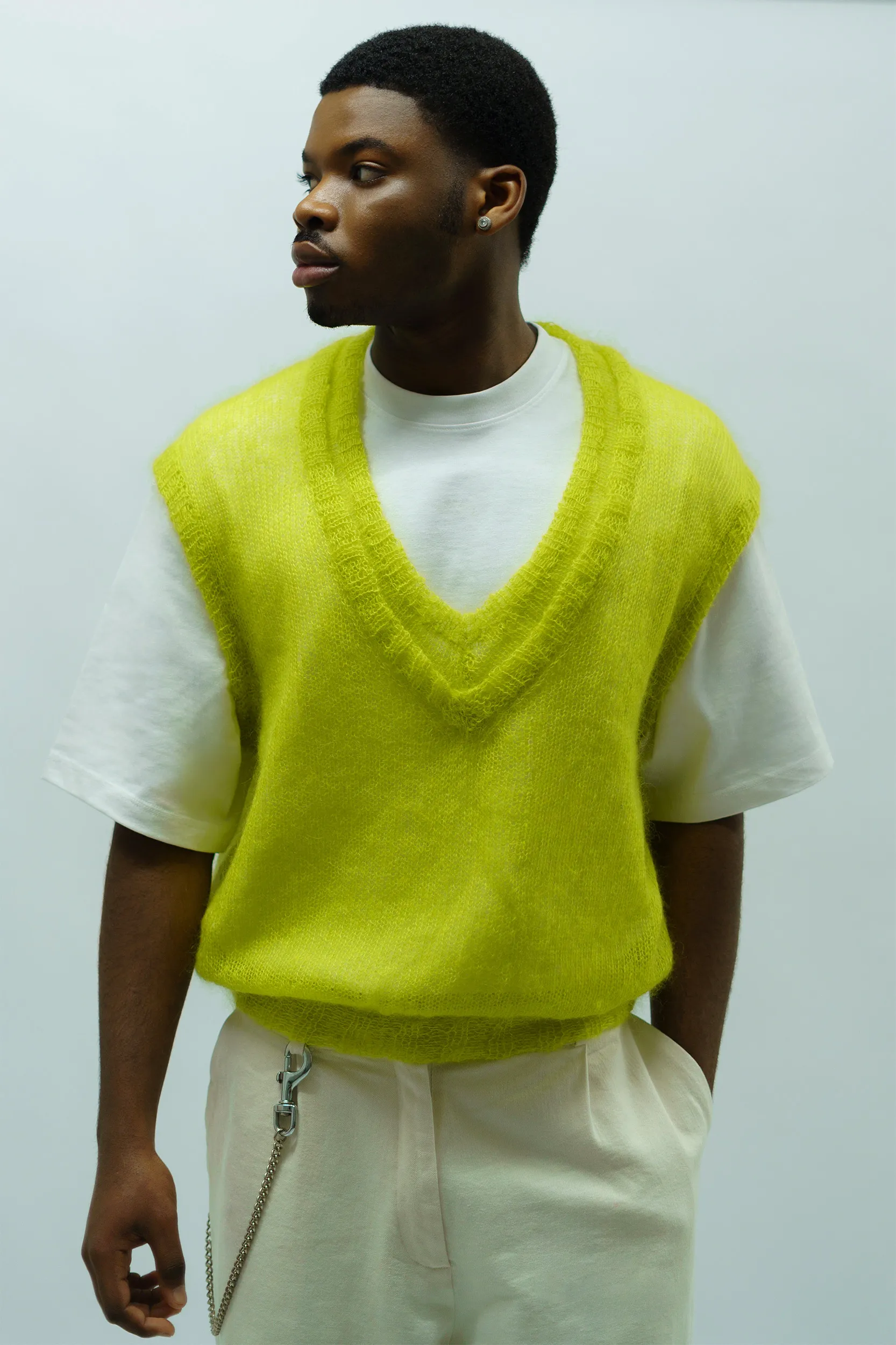 Double V-Neck Vest